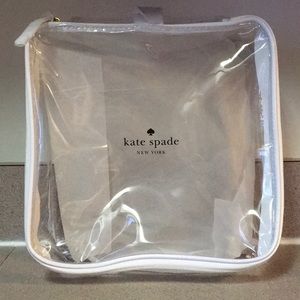 Kate Spade Clear Makeup Pouch!